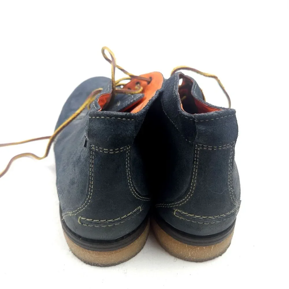 1883 by Wolverine Mens Julian Chukka Boot, Blue Suede, Size 10.5